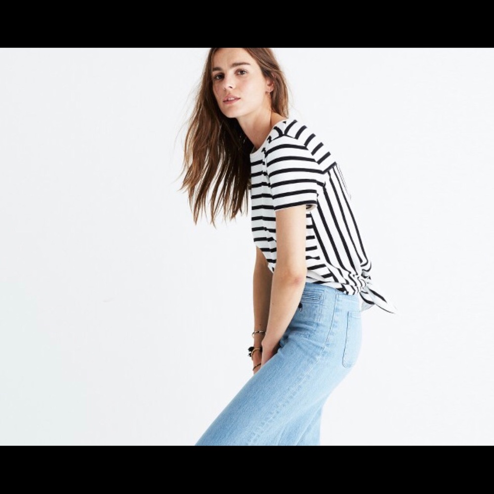 Madewell tie-back tee